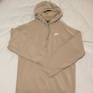Beige Nike hoodie in size small